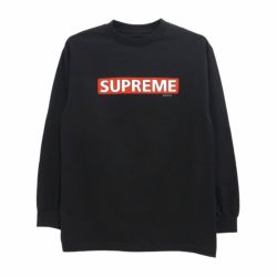 POWELL LONG SLEEVE パウエル ロングスリーブTシャツ SUPREME BLACK 1