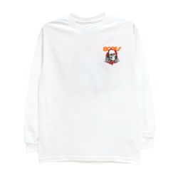 POWELL LONG SLEEVE パウエル ロングスリーブTシャツ RIPPER WHITE 1