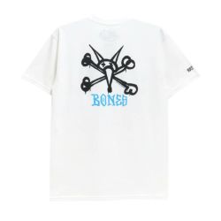 POWELL T-SHIRT パウエル Tシャツ RAT BONES WHITE 