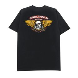 POWELL T-SHIRT パウエル Tシャツ WINGED RIPPER BLACK 