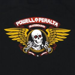 POWELL T-SHIRT パウエル Tシャツ WINGED RIPPER BLACK 2