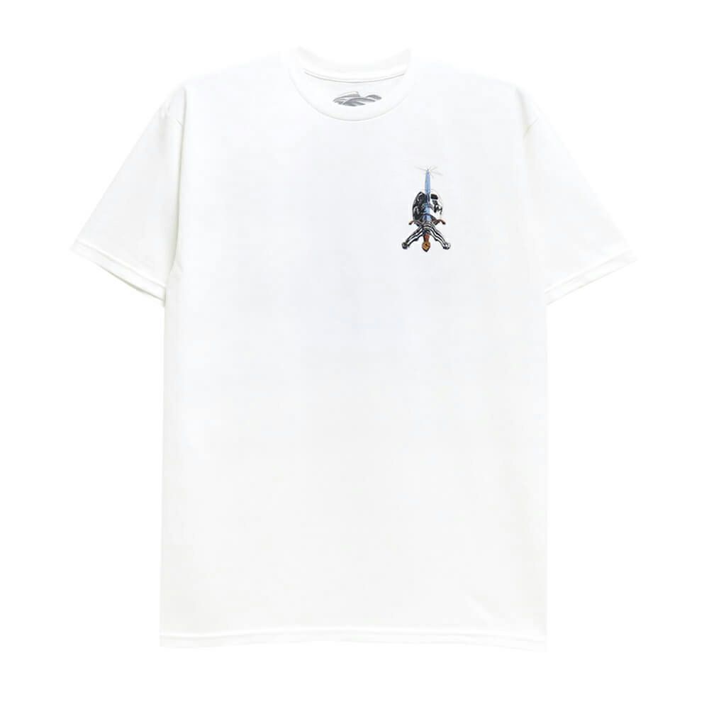 POWELL T-SHIRT パウエル Tシャツ SKULL & SWORD WHITE 1