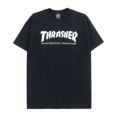 THRASHER T-SHIRT スラッシャー Ｔシャツ SKATE MAG LOGO WHITE BLACK 