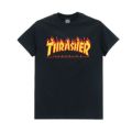 THRASHER T-SHIRT スラッシャー Ｔシャツ FLAME BLACK 