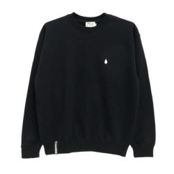 COLOR COMMUNICATIONS CREW SWEAT カラーコミュニケーションズ トレーナー DRIP EMB BLACK 