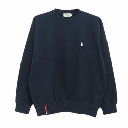 COLOR COMMUNICATIONS CREW SWEAT カラーコミュニケーションズ トレーナー DRIP EMB NAVY 