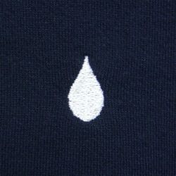 COLOR COMMUNICATIONS CREW SWEAT カラーコミュニケーションズ トレーナー DRIP EMB NAVY 1