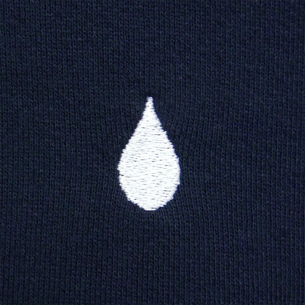 COLOR COMMUNICATIONS CREW SWEAT カラーコミュニケーションズ トレーナー DRIP EMB NAVY 1