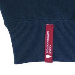 COLOR COMMUNICATIONS CREW SWEAT カラーコミュニケーションズ トレーナー DRIP EMB NAVY 3