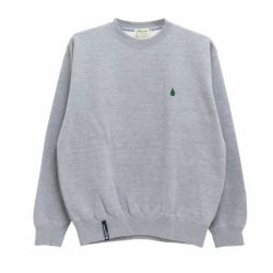 COLOR COMMUNICATIONS CREW SWEAT カラーコミュニケーションズ トレーナー DRIP EMB GREY 