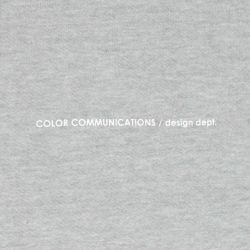 COLOR COMMUNICATIONS CREW SWEAT カラーコミュニケーションズ トレーナー DRIP EMB GREY 2