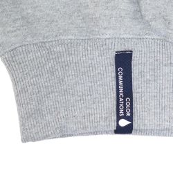 COLOR COMMUNICATIONS CREW SWEAT カラーコミュニケーションズ トレーナー DRIP EMB GREY 3