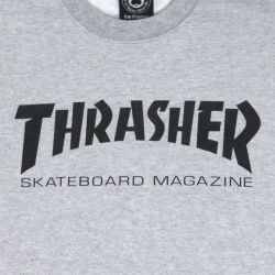 THRASHER CREW SWEAT スラッシャー トレーナー SKATE MAG GREY 1