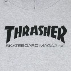 THRASHER HOOD スラッシャー パーカー SKATE MAG GREY 1