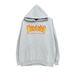 THRASHER HOOD スラッシャー パーカー FLAME GREY 