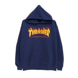 THRASHER HOOD スラッシャー パーカー TRADEMARK NAVY（US企画