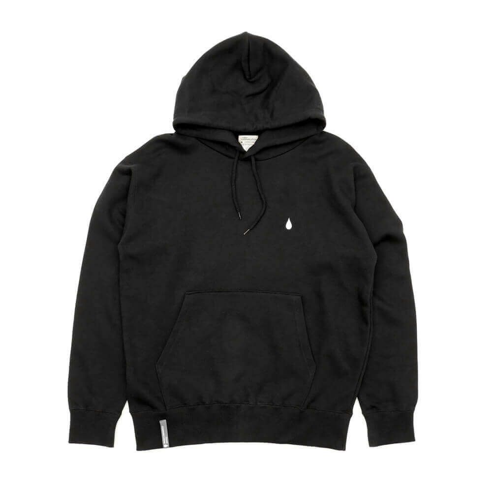 COLOR COMMUNICATIONS HOOD カラーコミュニケーションズ パーカー DRIP EMB BLACK 