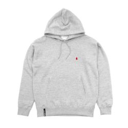COLOR COMMUNICATIONS HOOD カラーコミュニケーションズ パーカー DRIP EMB GREY 