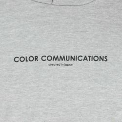 COLOR COMMUNICATIONS HOOD カラーコミュニケーションズ パーカー HP HEADER GREY 1