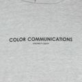 COLOR COMMUNICATIONS HOOD カラーコミュニケーションズ パーカー HP HEADER GREY 1