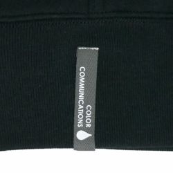 COLOR COMMUNICATIONS HOOD カラーコミュニケーションズ パーカー CREATED IN JAPAN LOGO BLACK 2