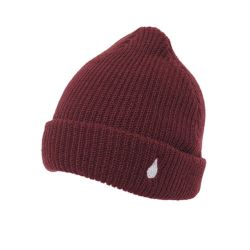 COLOR COMMUNICATIONS KNITCAP カラーコミュニケーションズ ニットキャップ DRIP EMB CUFF WINE 1