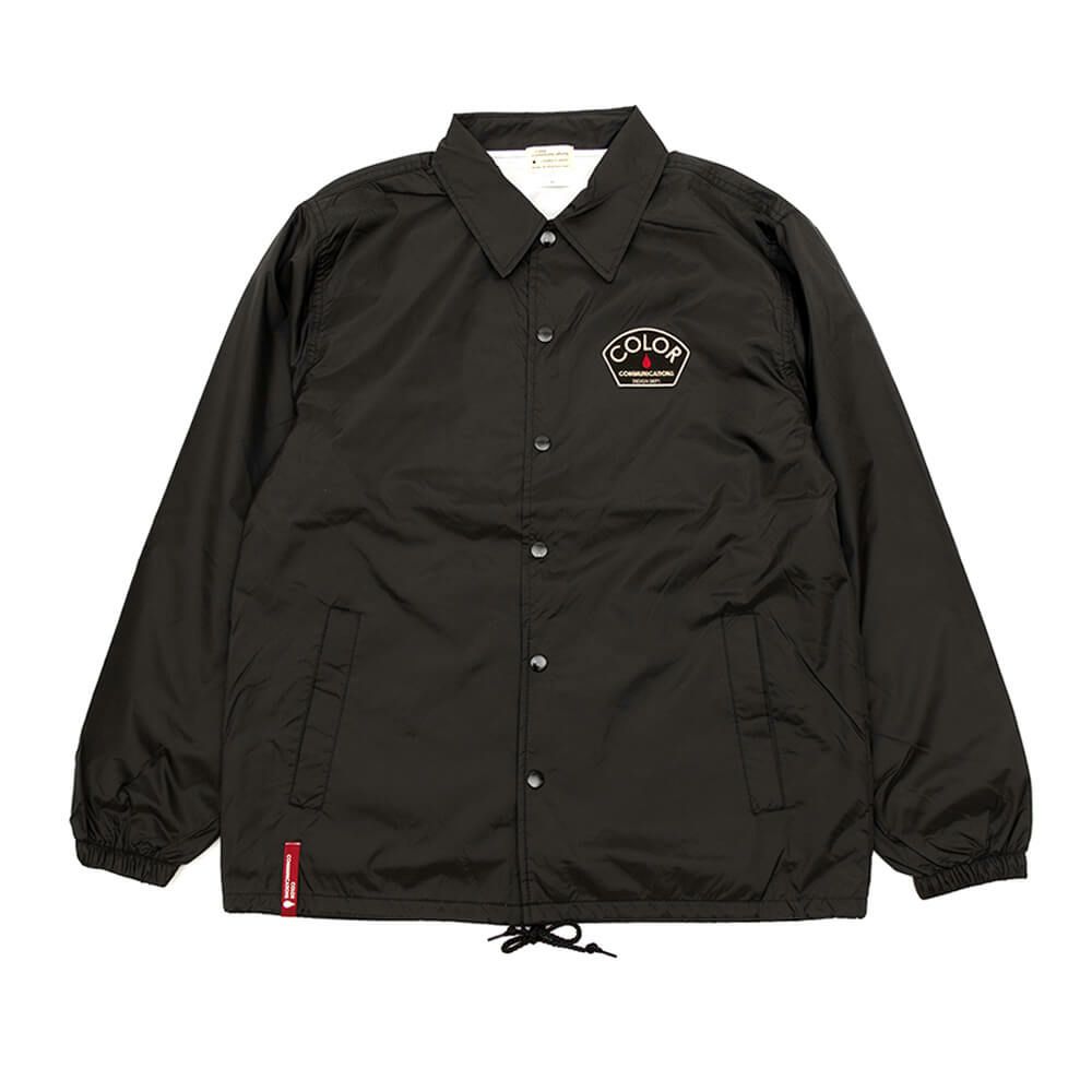 COLOR COMMUNICATIONS JACKET カラーコミュニケーションズ ジャケット DESIGN DEPT PATCH COACH BLACK 