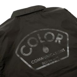 COLOR COMMUNICATIONS JACKET カラーコミュニケーションズ ジャケット DESIGN DEPT PATCH COACH BLACK 2