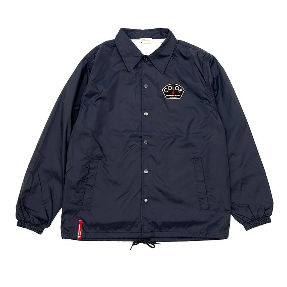 COLOR COMMUNICATIONS JACKET カラーコミュニケーションズ ジャケット DESIGN DEPT PATCH COACH NAVY 