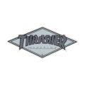 THRASHER STICKER スラッシャー ステッカー DIAMOND LOGO 330 SILVER