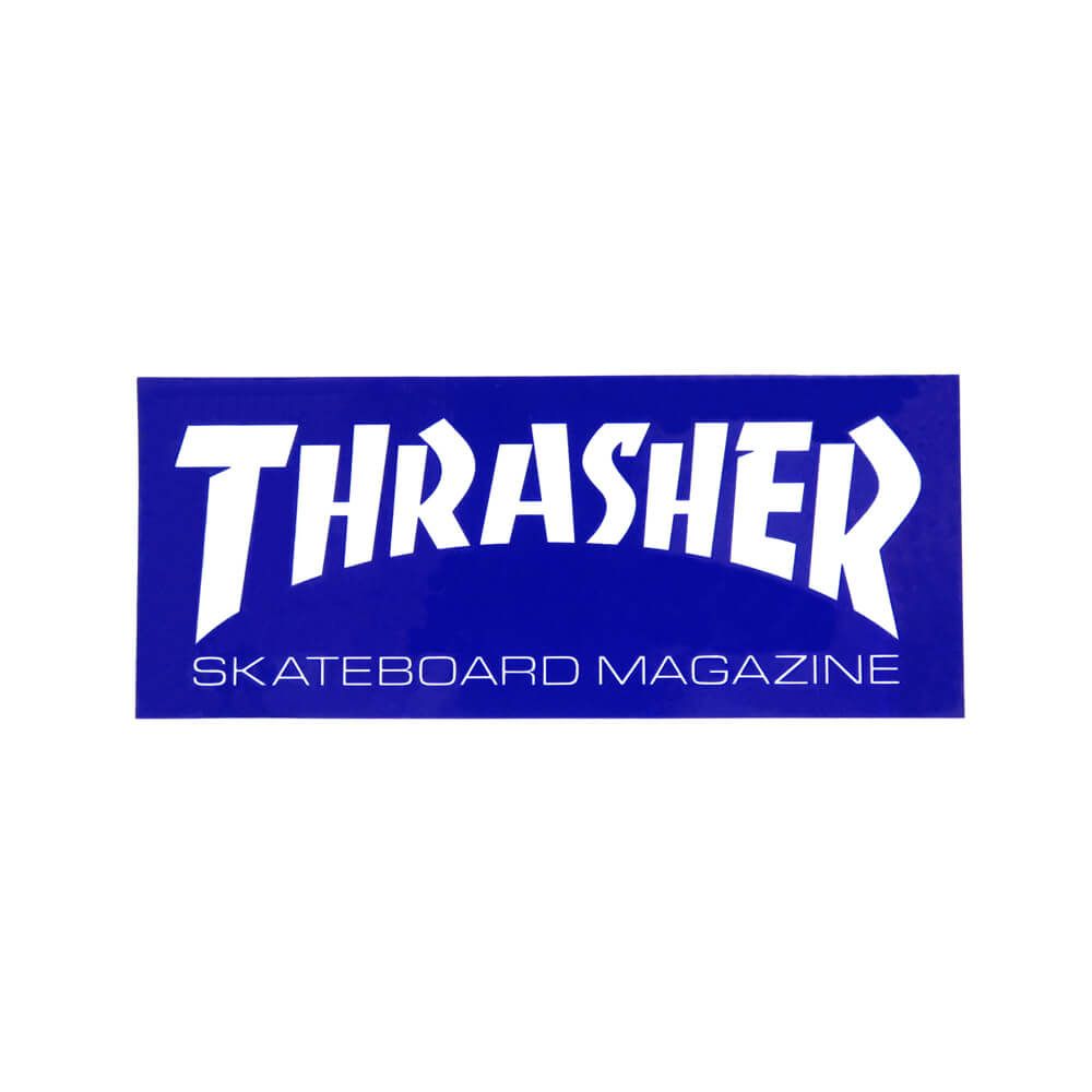 THRASHER STICKER スラッシャー ステッカー BOX MAG LOGO 440 BLUE