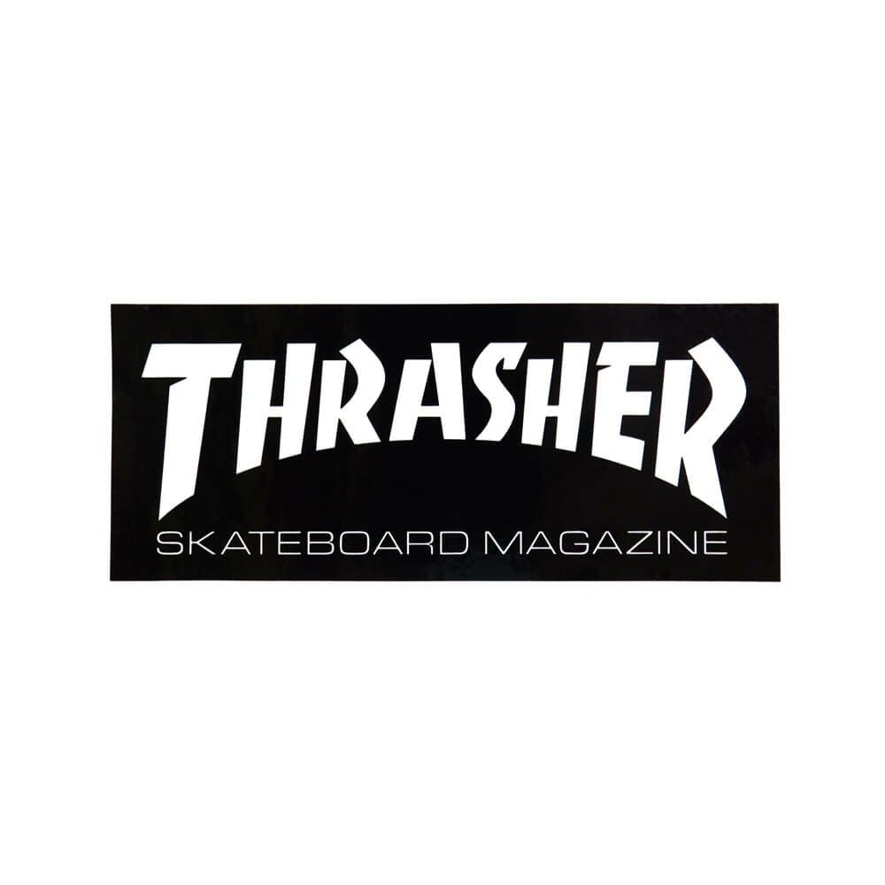 THRASHER STICKER スラッシャー ステッカー BOX MAG LOGO 440 BLACK