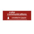 COLOR COMMUNICATIONS STICKER カラーコミュニケーションズ ステッカー CREATED IN JAPAN 220 RED