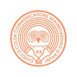 COLOR COMMUNICATIONS STICKER カラーコミュニケーションズ ステッカー OWL IKB 220 PEACH