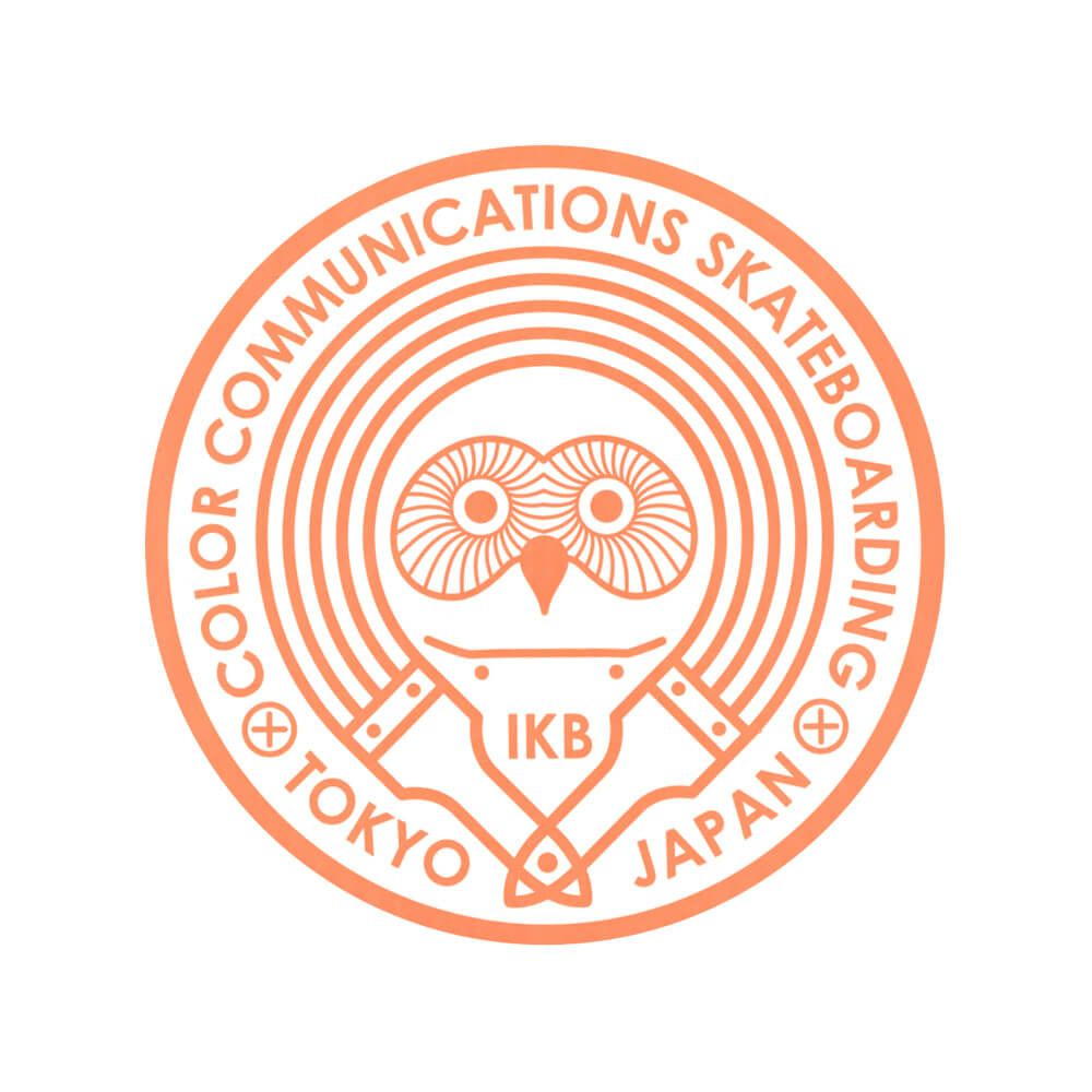 COLOR COMMUNICATIONS STICKER カラーコミュニケーションズ ステッカー OWL IKB 220 PEACH