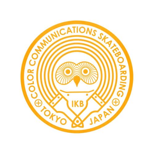 COLOR COMMUNICATIONS STICKER カラーコミュニケーションズ ステッカー OWL IKB 220 ORANGE