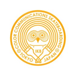 COLOR COMMUNICATIONS STICKER カラーコミュニケーションズ ステッカー OWL IKB 220 ORANGE