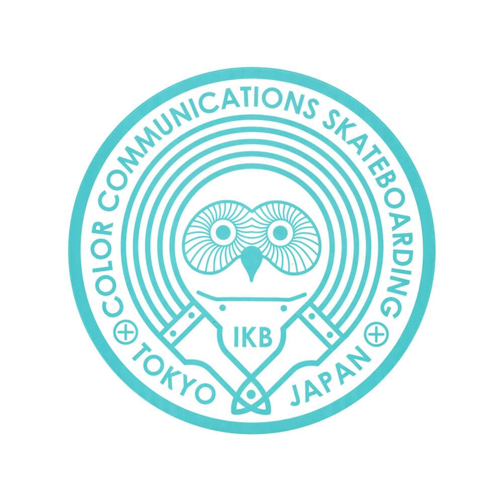 COLOR COMMUNICATIONS STICKER カラーコミュニケーションズ ステッカー OWL IKB 220 EMERALD