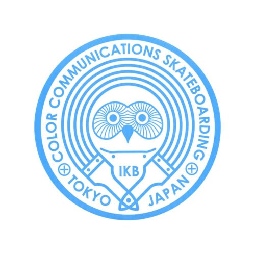COLOR COMMUNICATIONS STICKER カラーコミュニケーションズ ステッカー OWL IKB 220 LIGHT BLUE