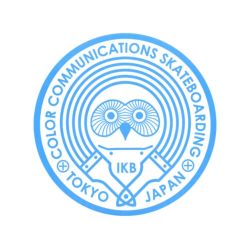 COLOR COMMUNICATIONS STICKER カラーコミュニケーションズ ステッカー OWL IKB 220 LIGHT BLUE