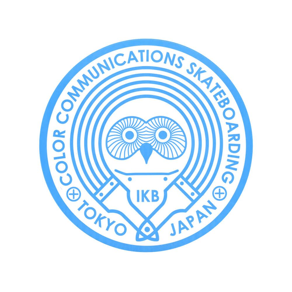 COLOR COMMUNICATIONS STICKER カラーコミュニケーションズ ステッカー OWL IKB 220 LIGHT BLUE