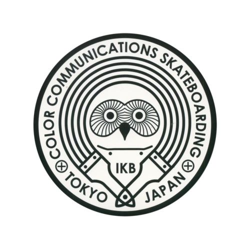 COLOR COMMUNICATIONS STICKER カラーコミュニケーションズ ステッカー OWL IKB 220 BLACK