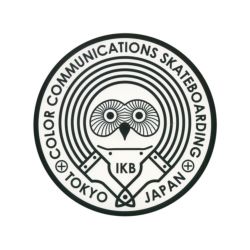 COLOR COMMUNICATIONS STICKER カラーコミュニケーションズ ステッカー OWL IKB 220 BLACK