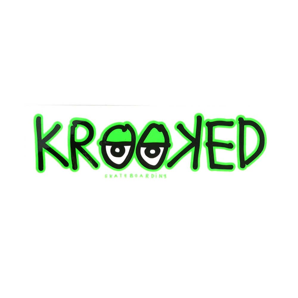 KROOKED STICKER クルキッド ステッカー EYES BAR 440 GREEN