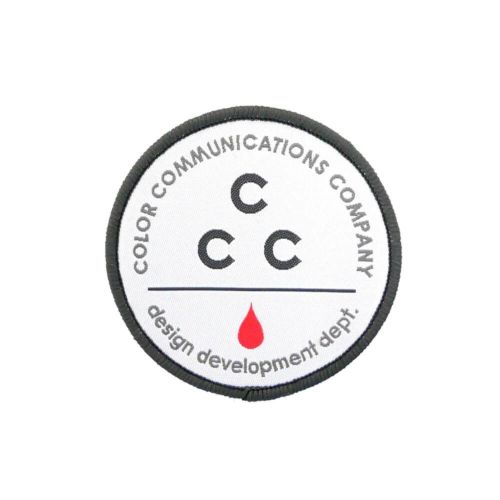 COLOR COMMUNICATIONS PATCH カラーコミュニケーションズ ワッペン CCC GREY
