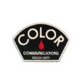 COLOR COMMUNICATIONS PATCH カラーコミュニケーションズ ワッペン DESIGN DEPT BLACK