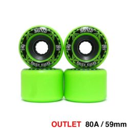 クルージング用 BONES SOFT WHEEL ボーンズ ソフトウィール ATF ROUGH RIDERS RUNNERS 緑 59mm