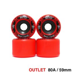 クルージング用 BONES SOFT WHEEL ボーンズ ソフトウィール ATF ROUGH RIDERS RUNNERS 赤 59mm