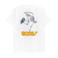 POWELL T-SHIRT パウエル Tシャツ SKATE SKELETON WHITE 