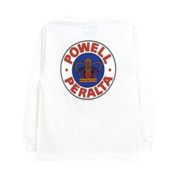 POWELL LONG SLEEVE パウエル ロングスリーブTシャツ SUPREME WHITE 